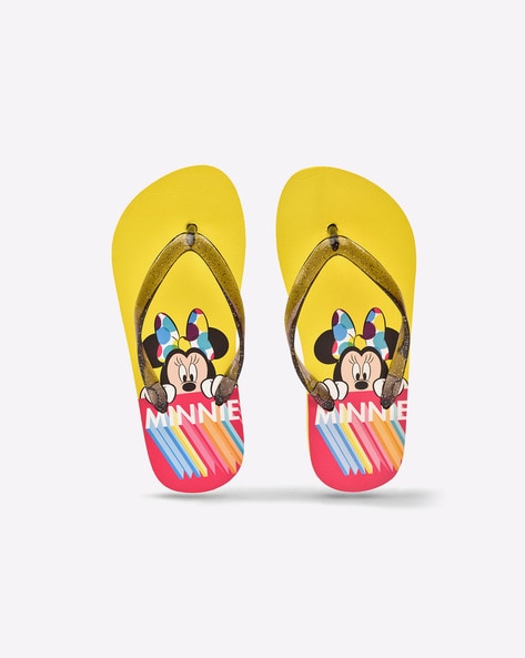 Disney Printed Thong-Strap Flip-Flops