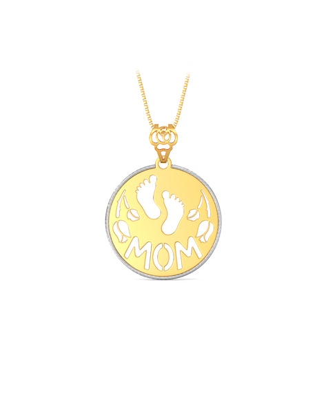 White gold mothers hot sale day necklace