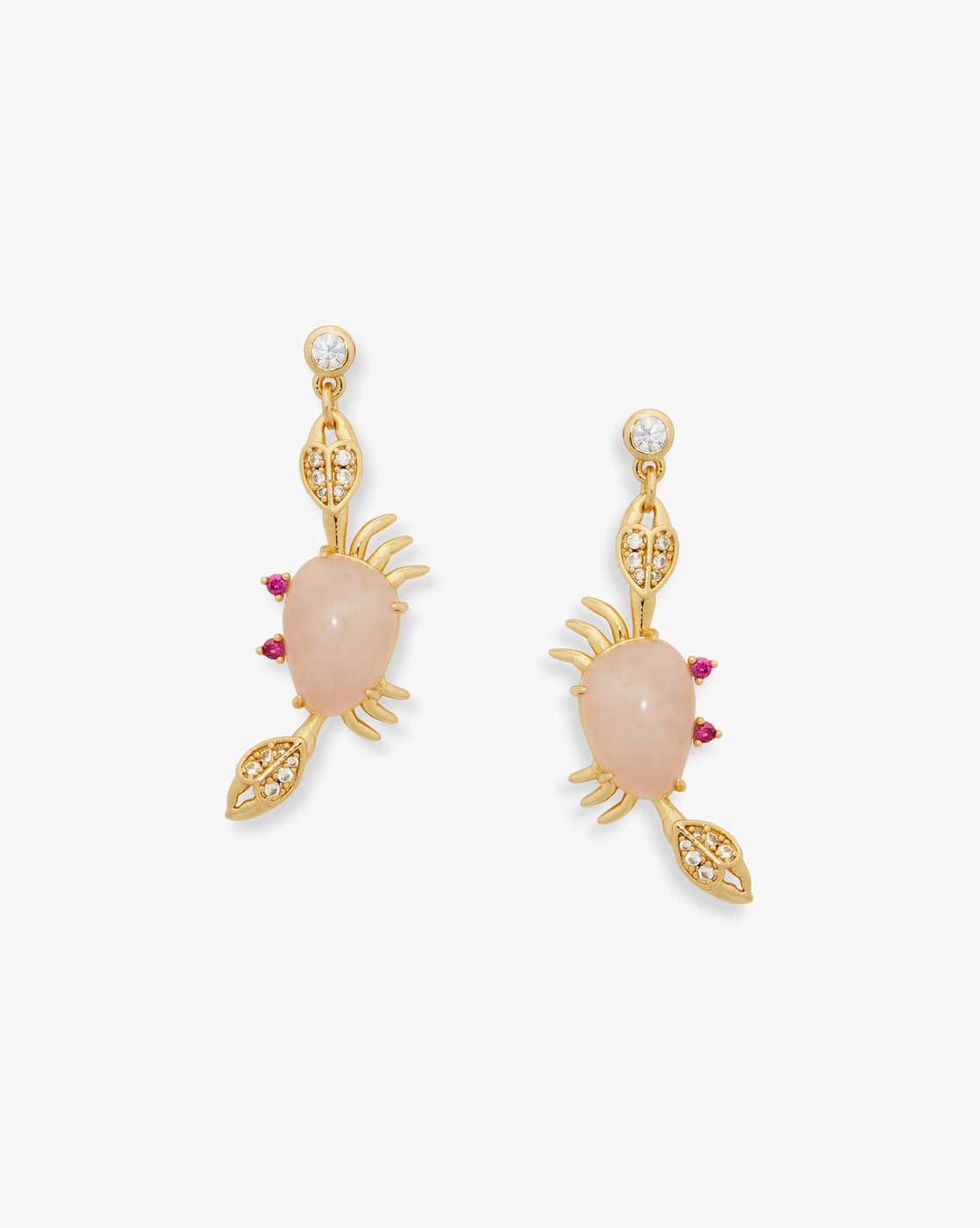 Buy KATE SPADE Sea Star Embellished Crab Drop Earrings