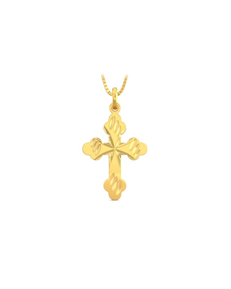 Gold cross layering pendant necklace gold filled | VIE EN BLEU