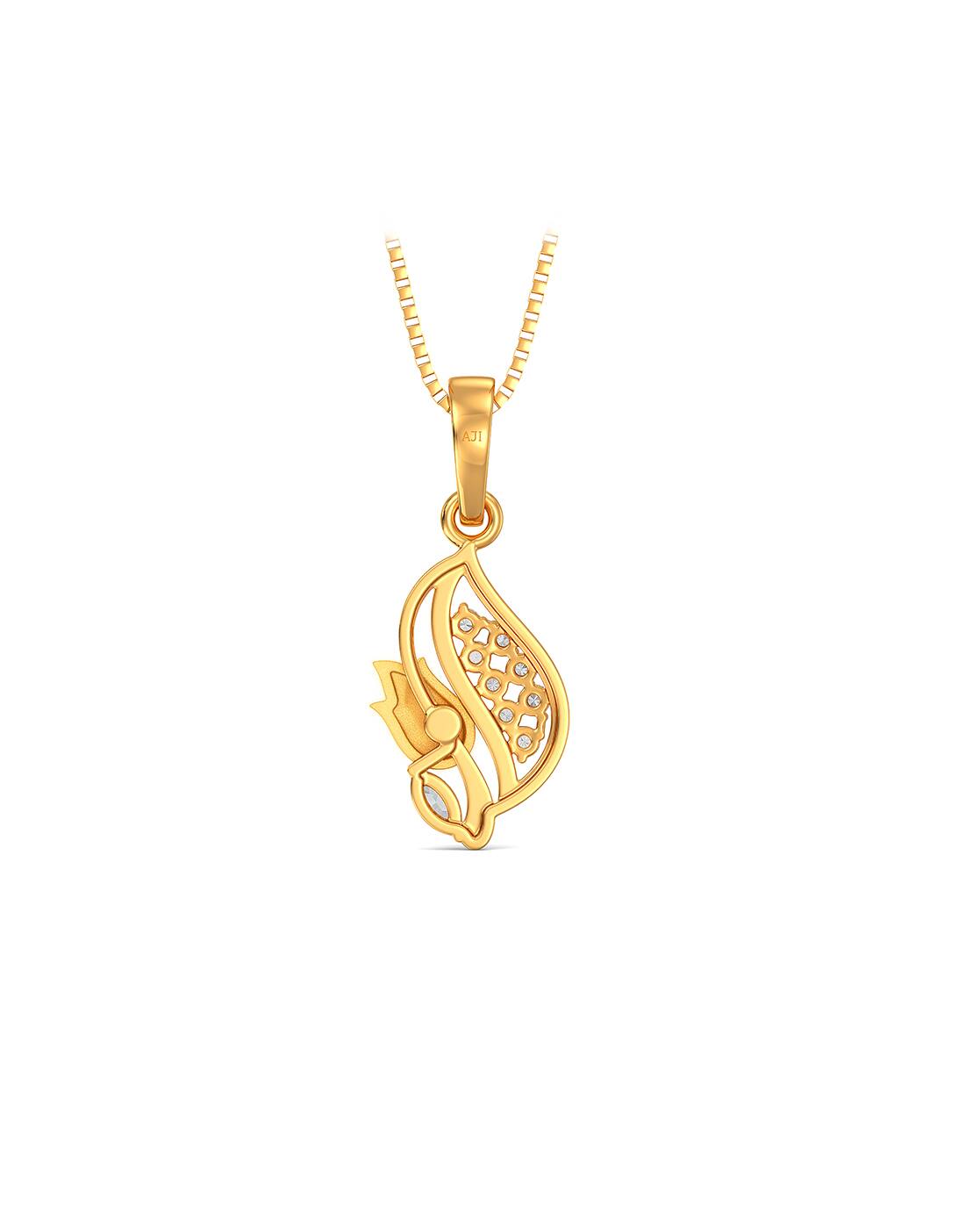 Buy Yellow Gold Necklaces \u0026 Pendants 