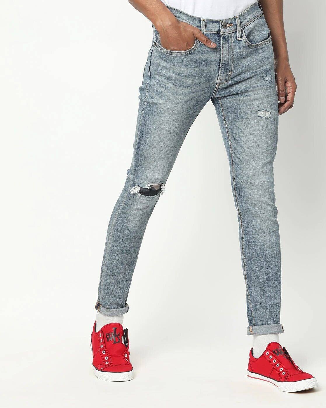 Buy Indigo Jeans for Men by DENIZEN 