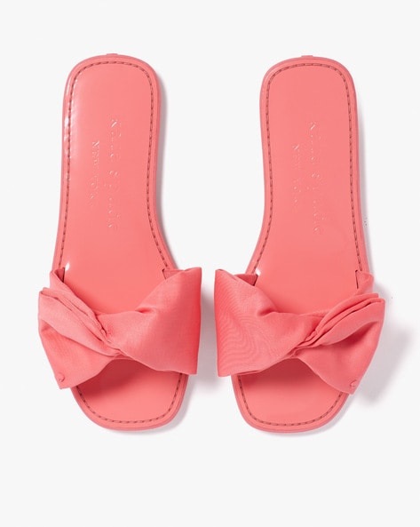 Kate spade bikini bow best sale slide sandals