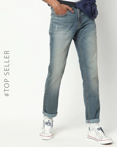 hand accumuleren Menda City Buy Indigo Jeans for Men by DENIZEN FROM LEVIS Online | Ajio.com