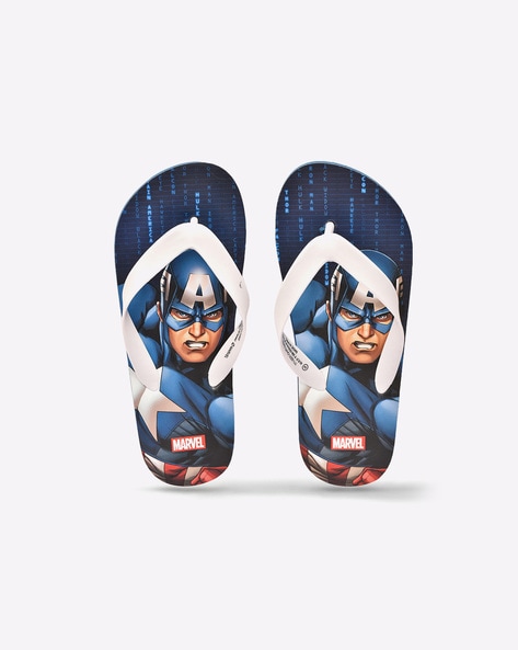 Disney Printed Thong-Strap Flip-Flops