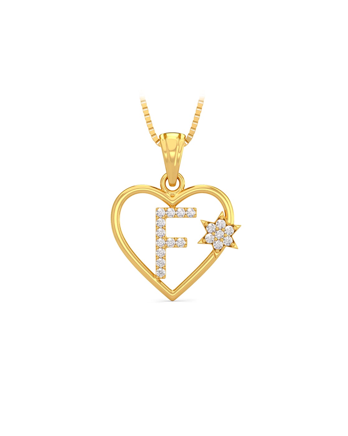 Gold 2024 f pendant