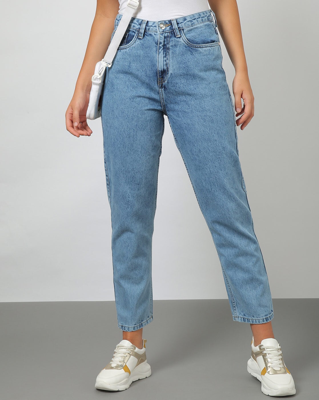 Buy Light Blue Jeans & Jeggings for Women by Outryt Online