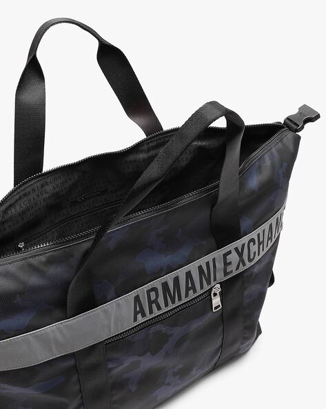 Armani exchange shop travel bag