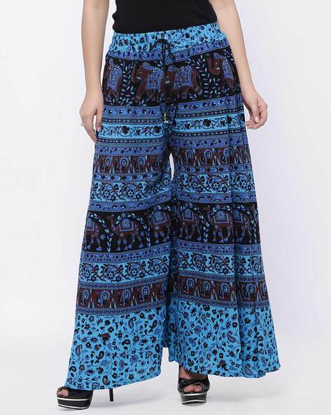 Buy DISOLVE Present Indian Baggy Pants Pleated Harem Patiala Style for Women  India Clothing Free Size 28 Till 34 Green Color at Amazonin