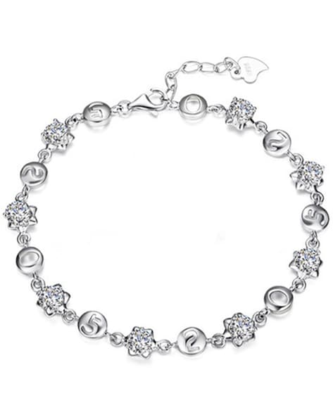 Buy Silver-toned Bracelets & Bangles for Women by Priyaasi Online | Ajio.com