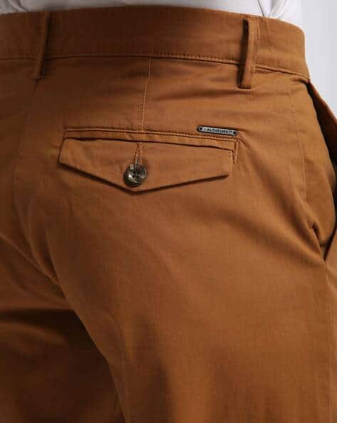 Buy Khaki Trousers \u0026 Pants for Men by 