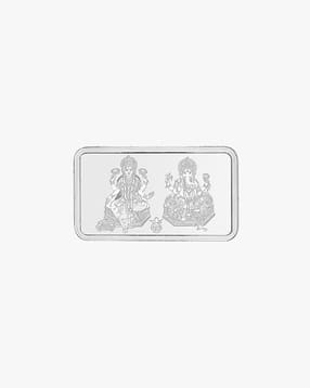 999.9 Silver 10 G Lakshmi & Ganesh Ji Precious Coin