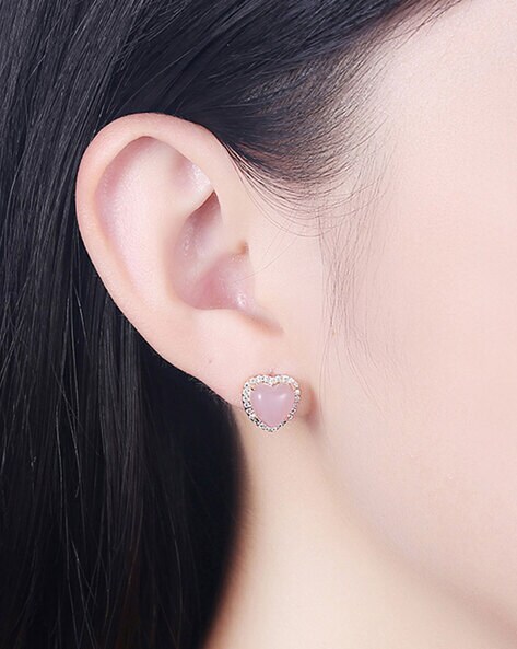 Black heart crystal Jewellery Earrings Cluster Earrings 