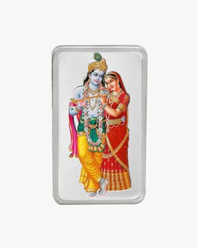 50G (999.9) Radha Krishna Silver Bar