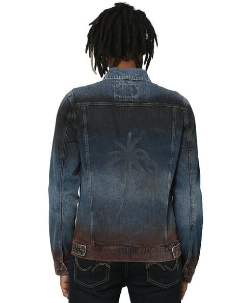Buy Medium Blue Denim Jackets \u0026 Coats for Men by Jack \u0026 Jones Online |  Ajio.com