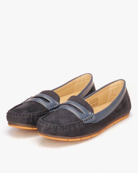 Buy Navy Flat Shoes for Women by Pavers England Online