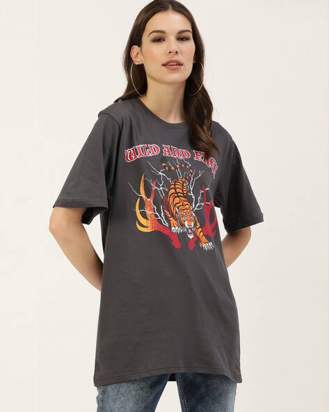 Grey Tshirts for Women by DILLINGER 