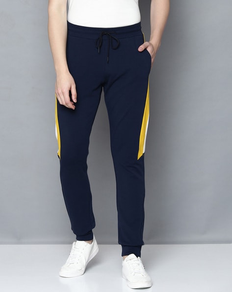 Men Regular Fit Straight Track Pants