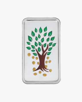 Kundan 100 G 999 Silver Kalpataru Precious Coin