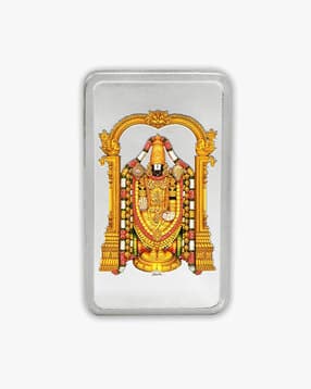 Kundan 50 G 999 Silver Tirupati Balaji Precious Coin