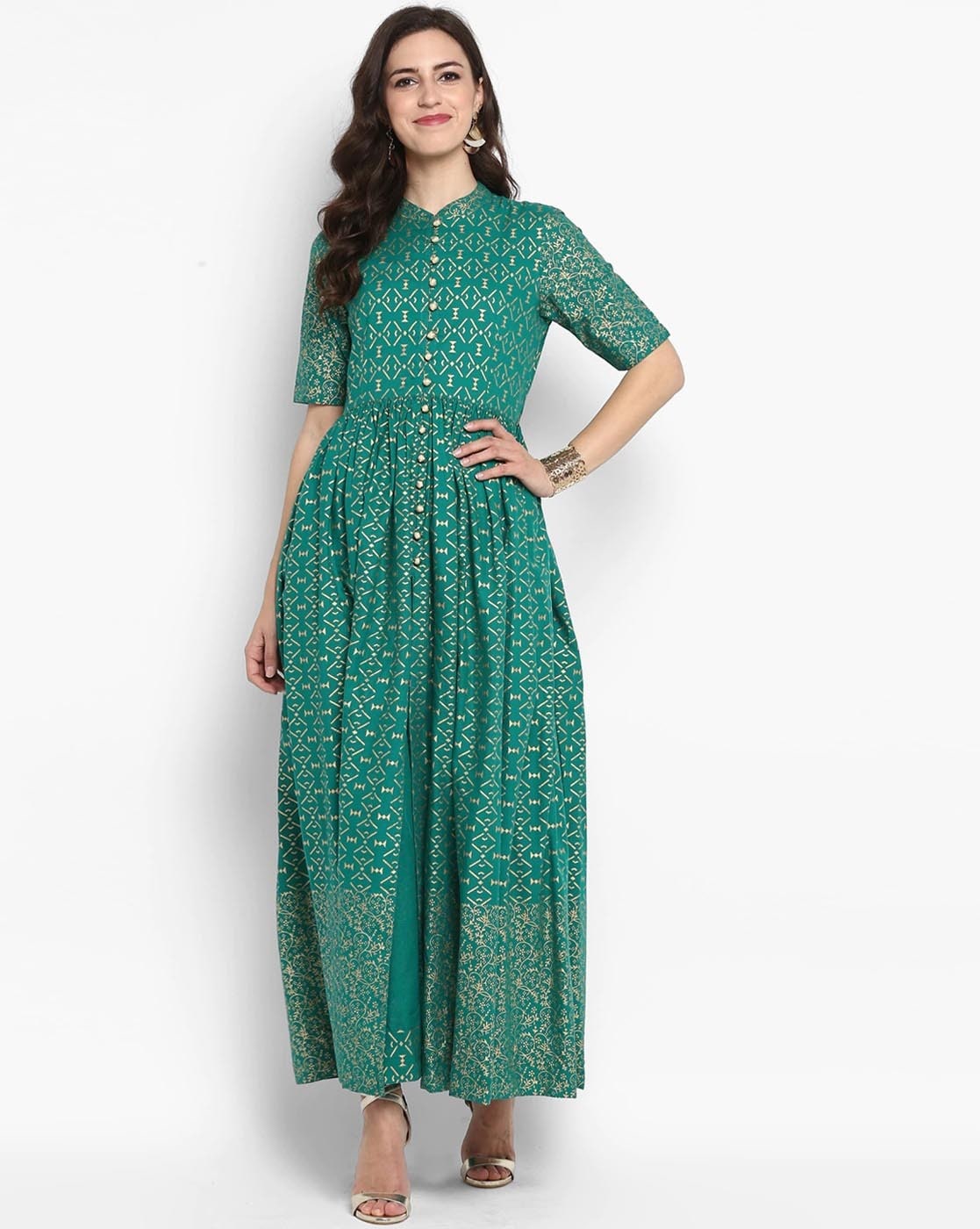 Green Dresses for Women by MEERANSHI ...