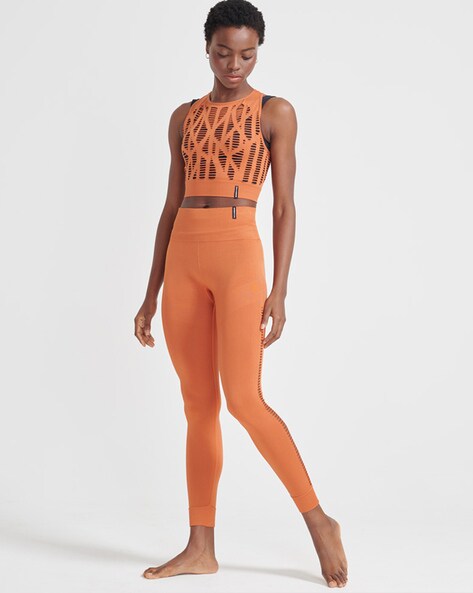 Buy Orange Leggings for Women by SUPERDRY Online