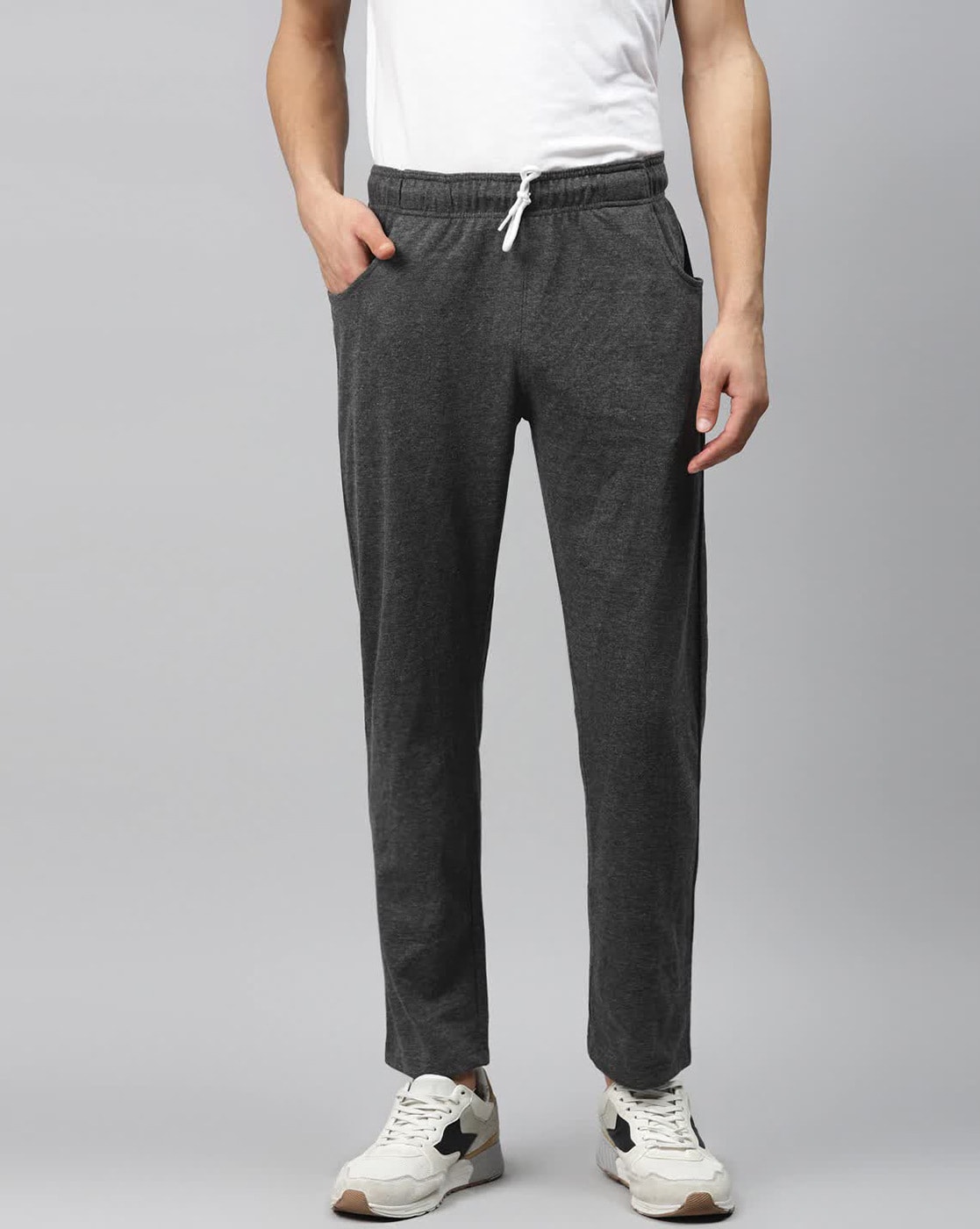 Hubberholme Women's Cotton Blend Regular Fit Side Stripe Track Pants (Tan,  26) : Amazon.in: Fashion