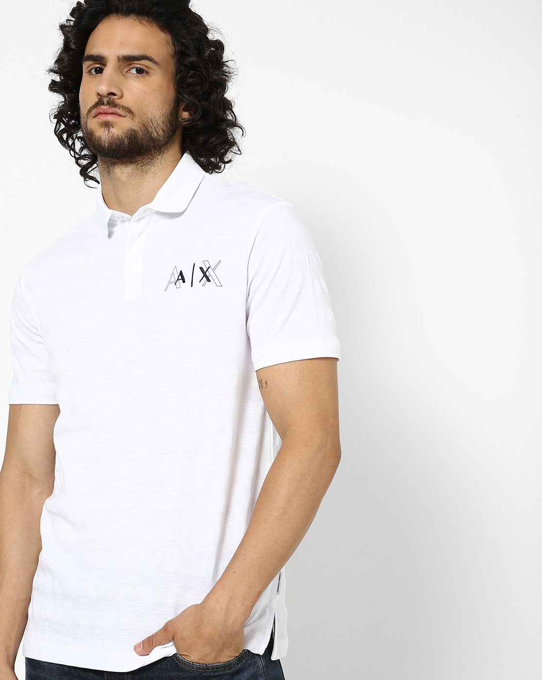 Buy White Tshirts for Men by ARMANI EXCHANGE Online Ajio