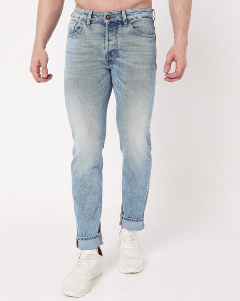 Gas Anders Washed Slim Fit Jeans