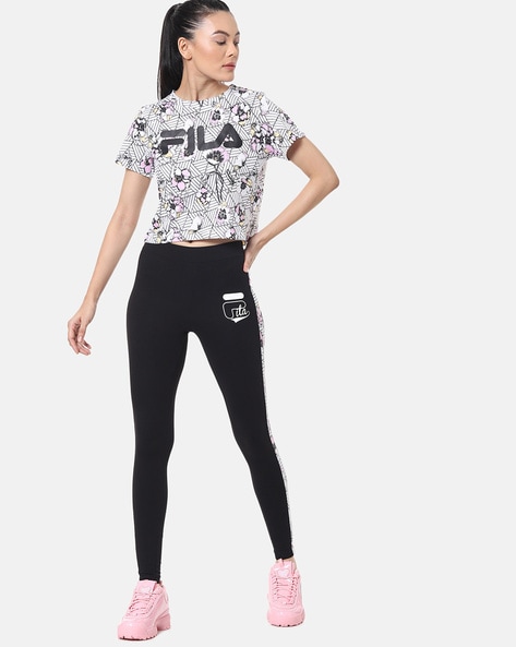 Buy Black Leggings for Women by FILA Online