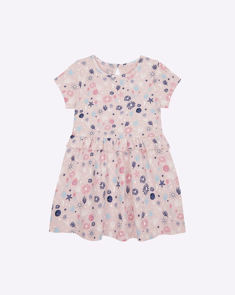 Mothercare Printed Fit & Flare Dress