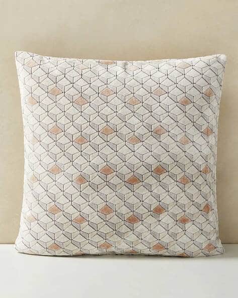 Buy West Elm Tricolor Diamond Cut Velvet Pillow Cover 20