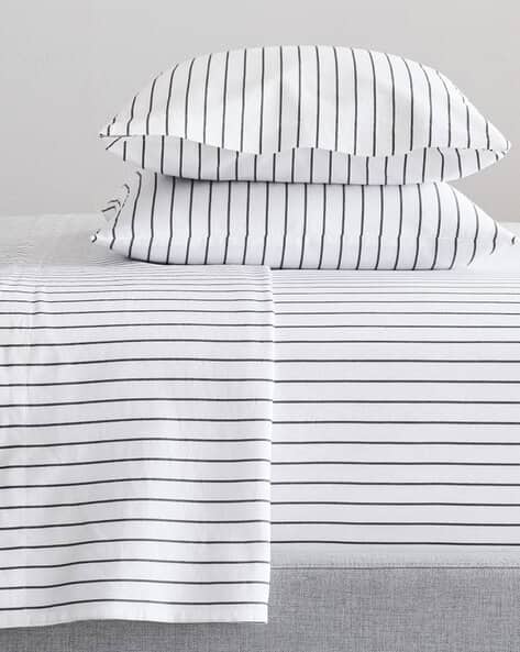 Buy Grey Bedsheets for Home Kitchen by West Elm Online