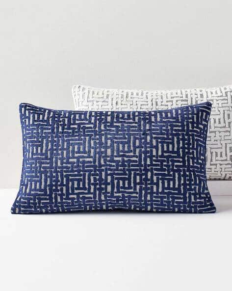 Buy West Elm Allover Crosshatch Jacquard Velvet Lumbar Pillow