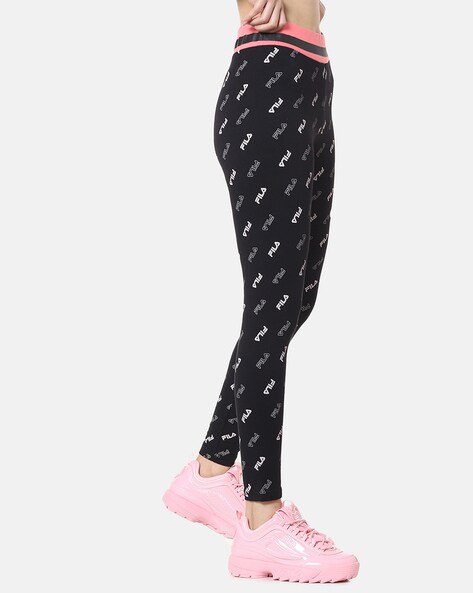 Buy Black Leggings for Women by FILA Online