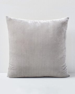 Grey velvet cheap pillow