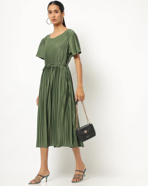Buy Olive Green Dresses for Women by 