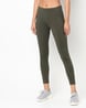 Buy Olive Green Leggings for Women by Teamspirit Online