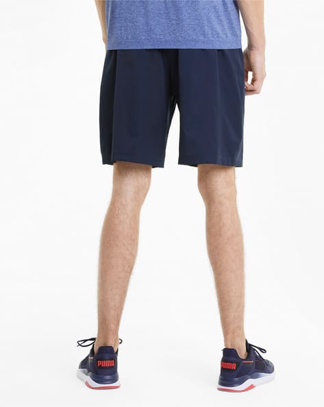 Mid-Rise Shorts with Logo Branding