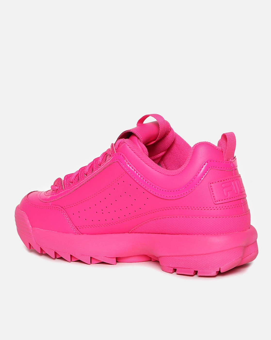 Fila disruptor wedge discount rosa