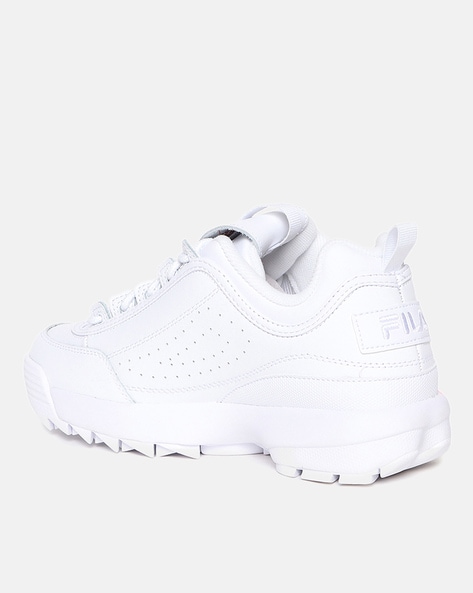 Fila disruptor 2 clearance embroidery white