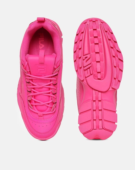 Fila neon cheap pink shoes