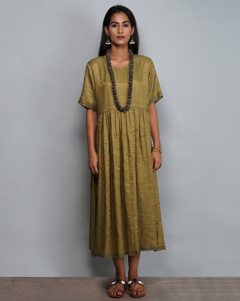 Buy Mustard Dresses for Women by RIO Online | Ajio.com