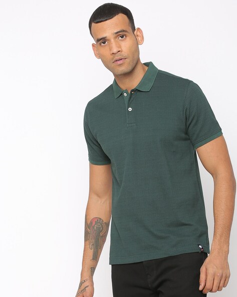 olive green t shirt polo