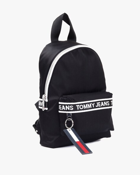 Tommy jeans backpack sale with logo tape straps