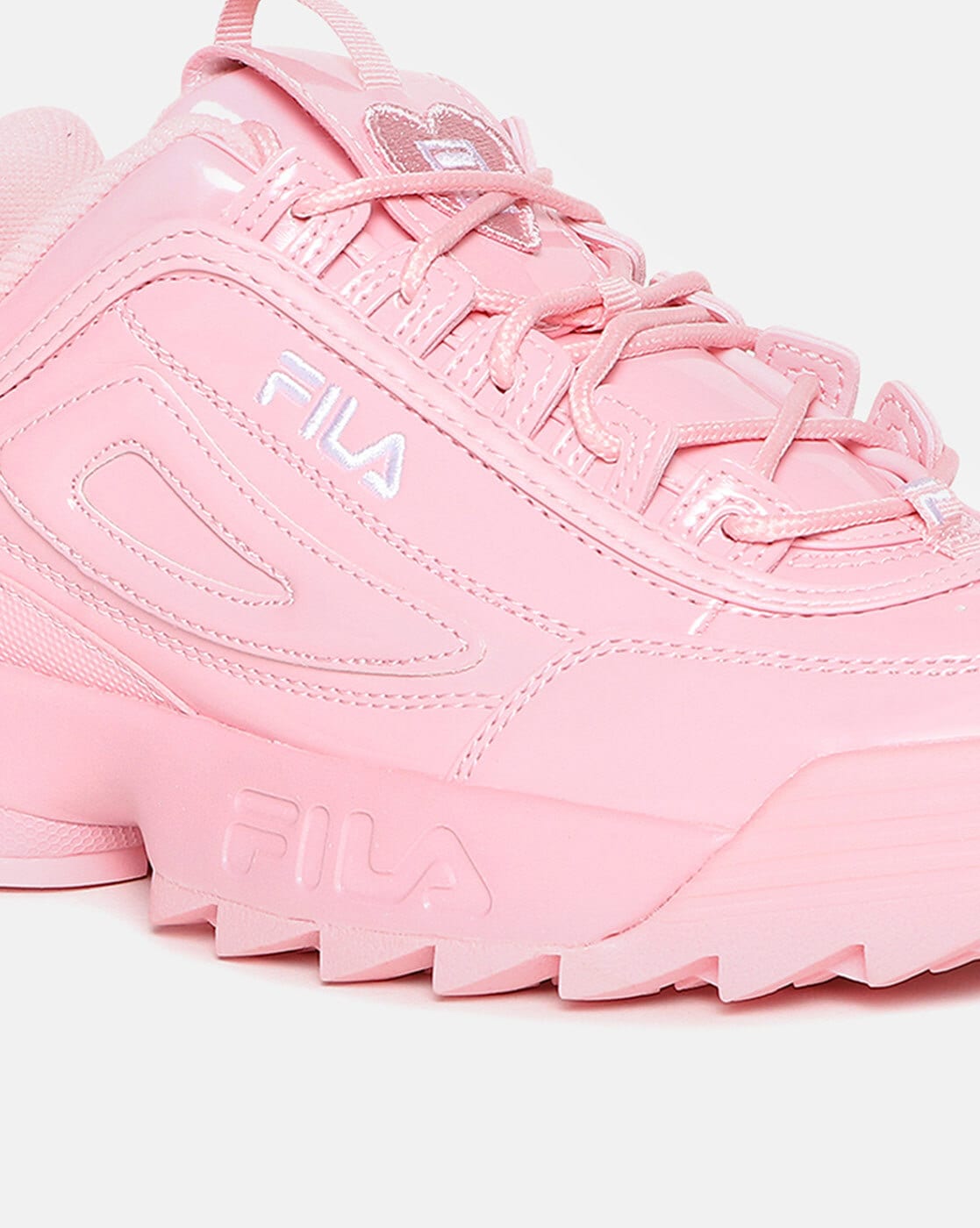 Fila disruptor pink clearance and gold