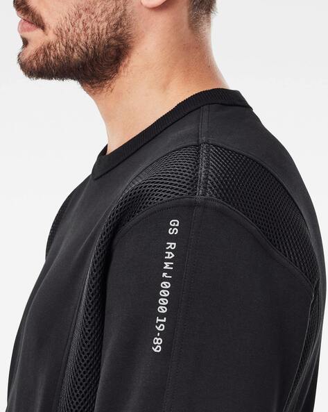 north face mesh crew sweatshirt