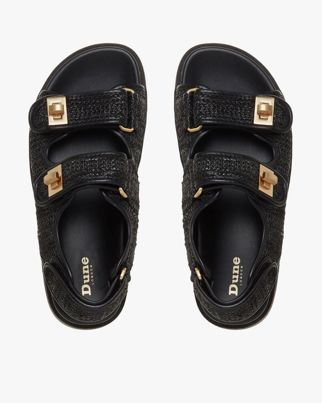 Buy Black Flat Sandals for Women by Dune London Online