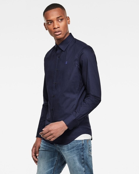 G star shop navy blue shirt