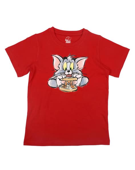 Buy Red Tshirts for Boys by Tom Jerry Online